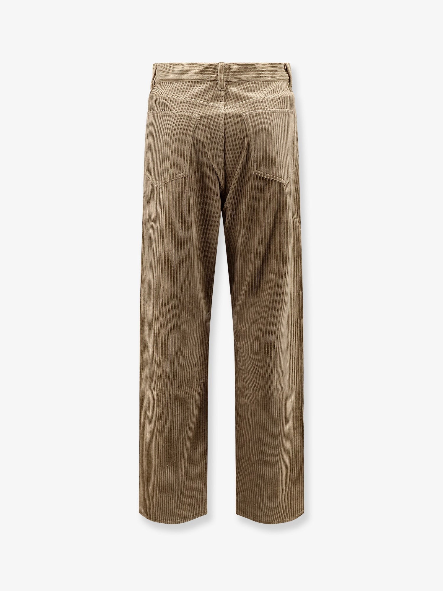 Tonywack Unisex Corduroy Unisex Trousers Beige