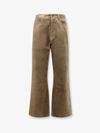 Tonywack Unisex Corduroy Unisex Trousers Beige