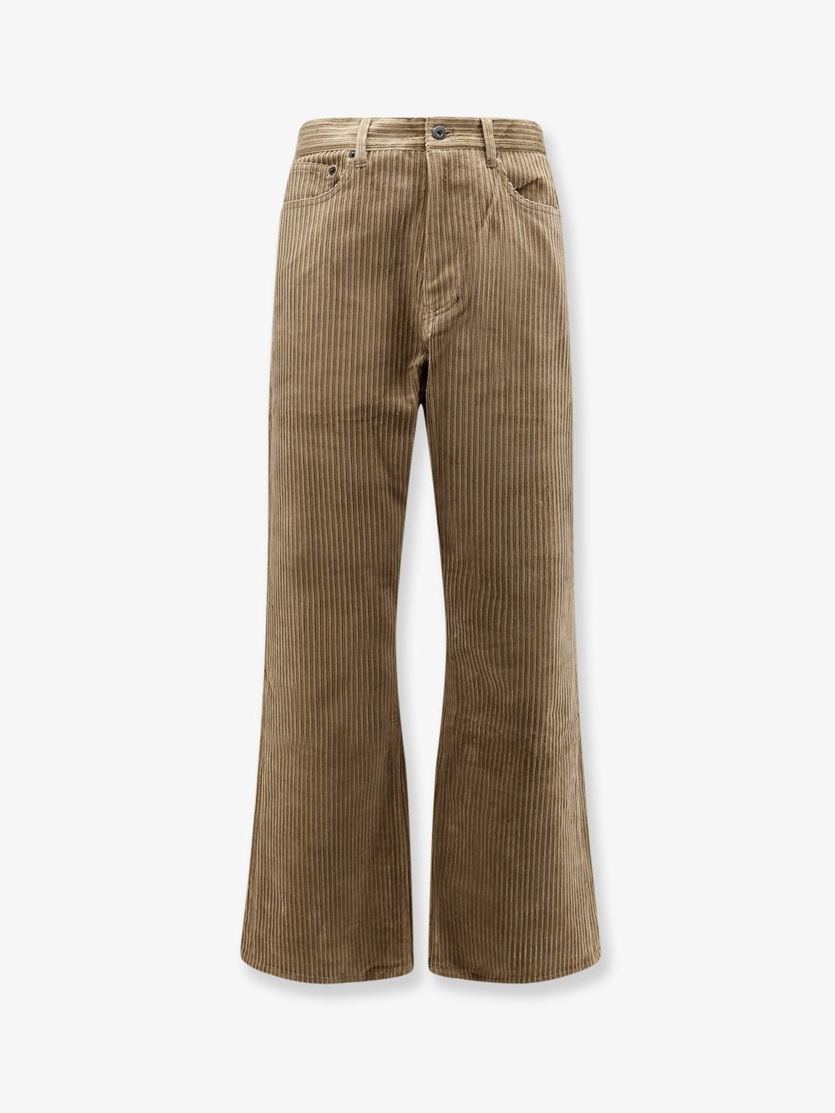 Tonywack Unisex Corduroy Unisex Trousers Beige