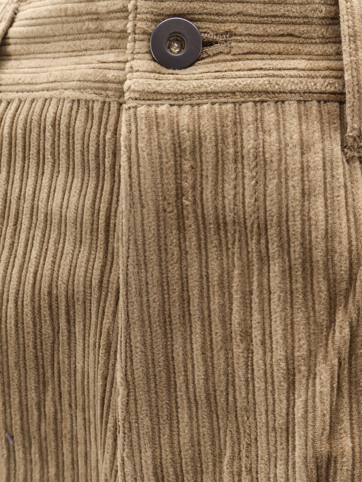 Tonywack Unisex Corduroy Unisex Trousers Beige, view 5