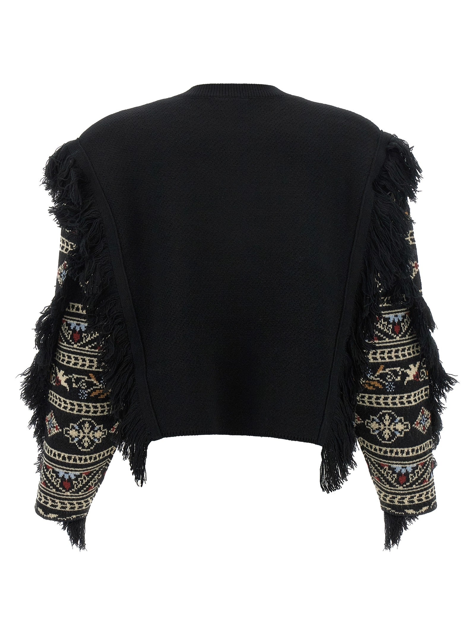 FARM Rio Cornely Embroidery Sweater Black