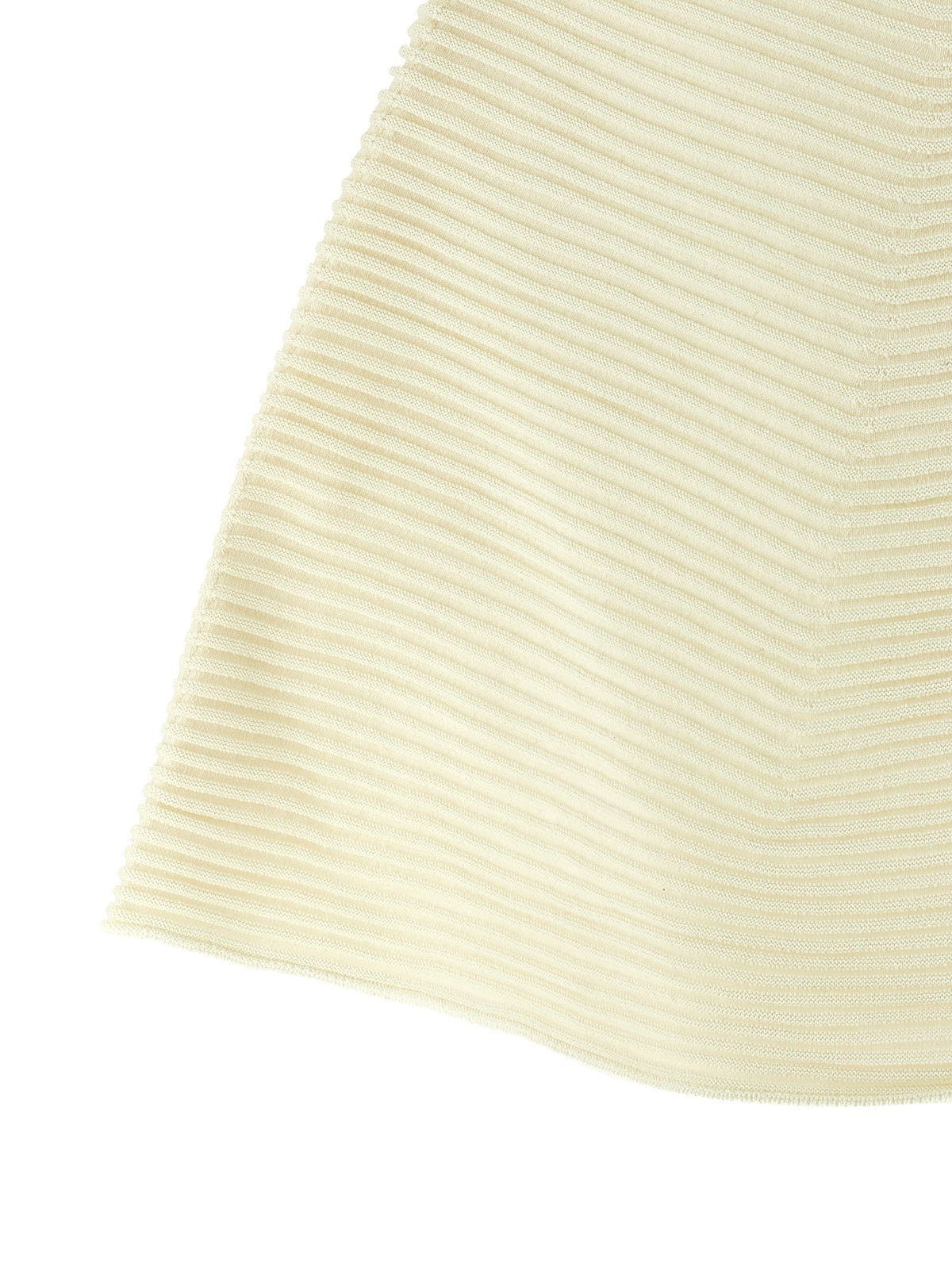 ISSEY MIYAKE Corrugated Knit Dress Yellow, view 4