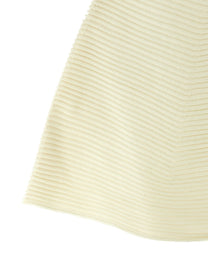 ISSEY MIYAKE Corrugated Knit Dress Yellow, view 4