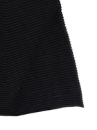 ISSEY MIYAKE Corrugated Knit Dress Black, view 4