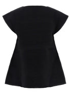 ISSEY MIYAKE Corrugated Knit Dress Black, view 2