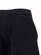 ISSEY MIYAKE Corrugated Knit Pants Black, view 4