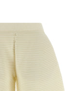 ISSEY MIYAKE Corrugated Knit Pants White, view 3