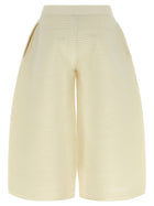 ISSEY MIYAKE Corrugated Knit Pants White, view 2