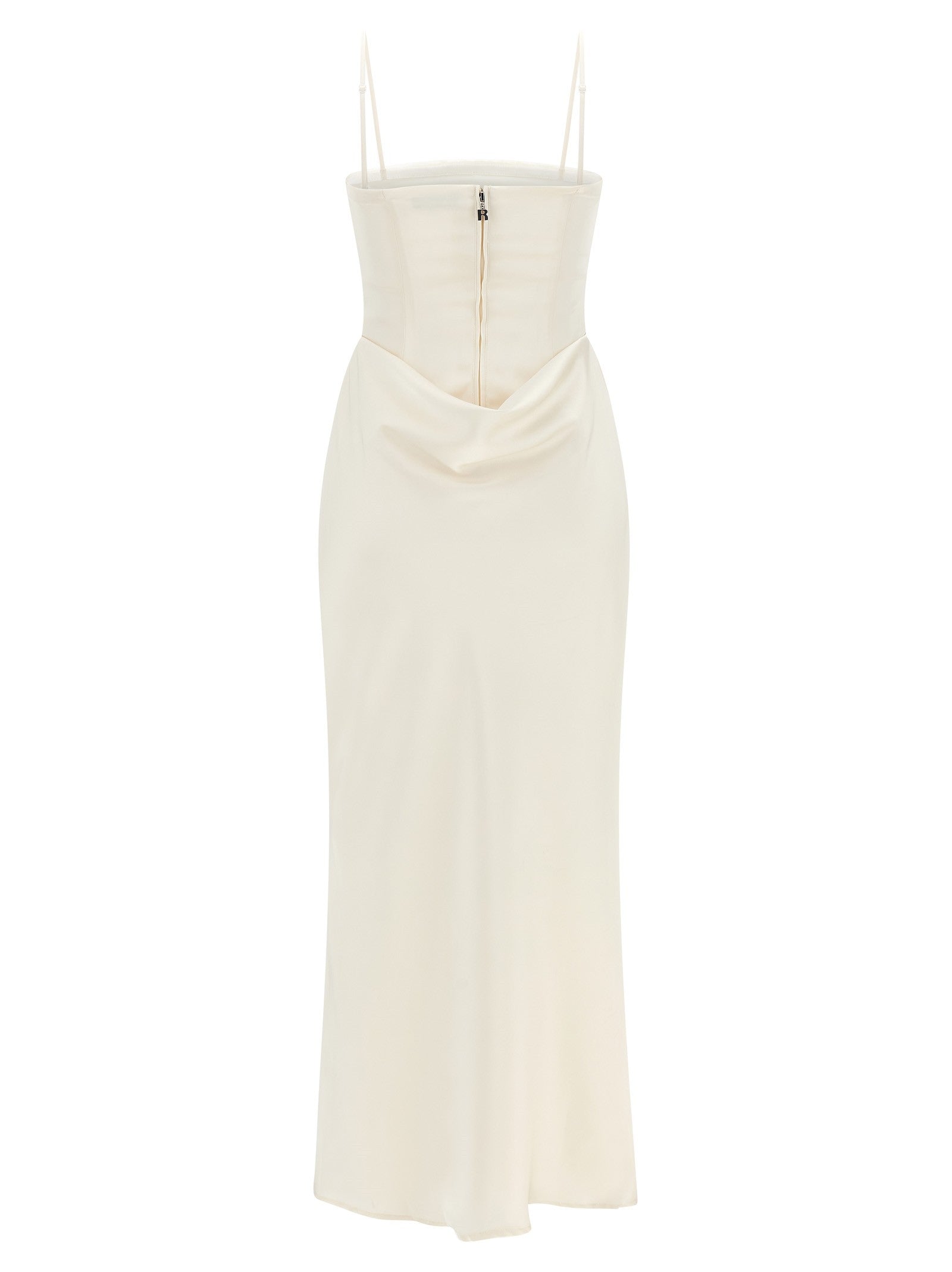 ROTATE Birger Christensen Corsage Long Dress White
