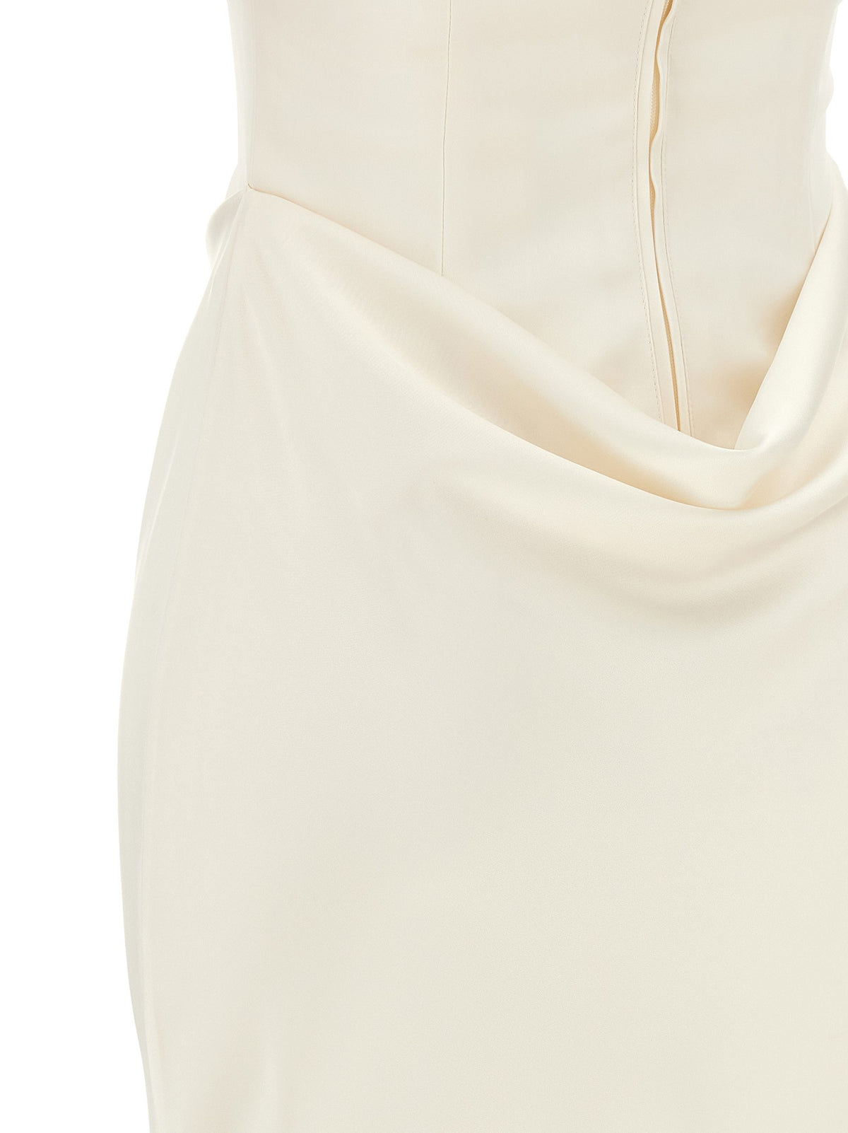 ROTATE Birger Christensen Corsage Long Dress White