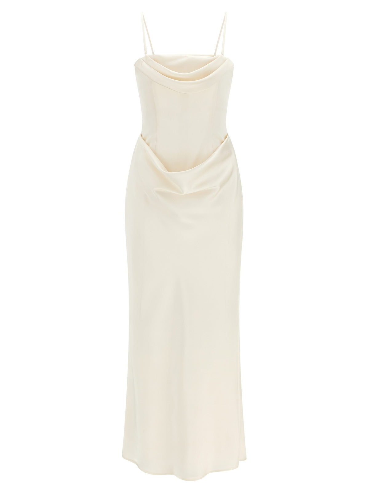 ROTATE Birger Christensen Corsage Long Dress White