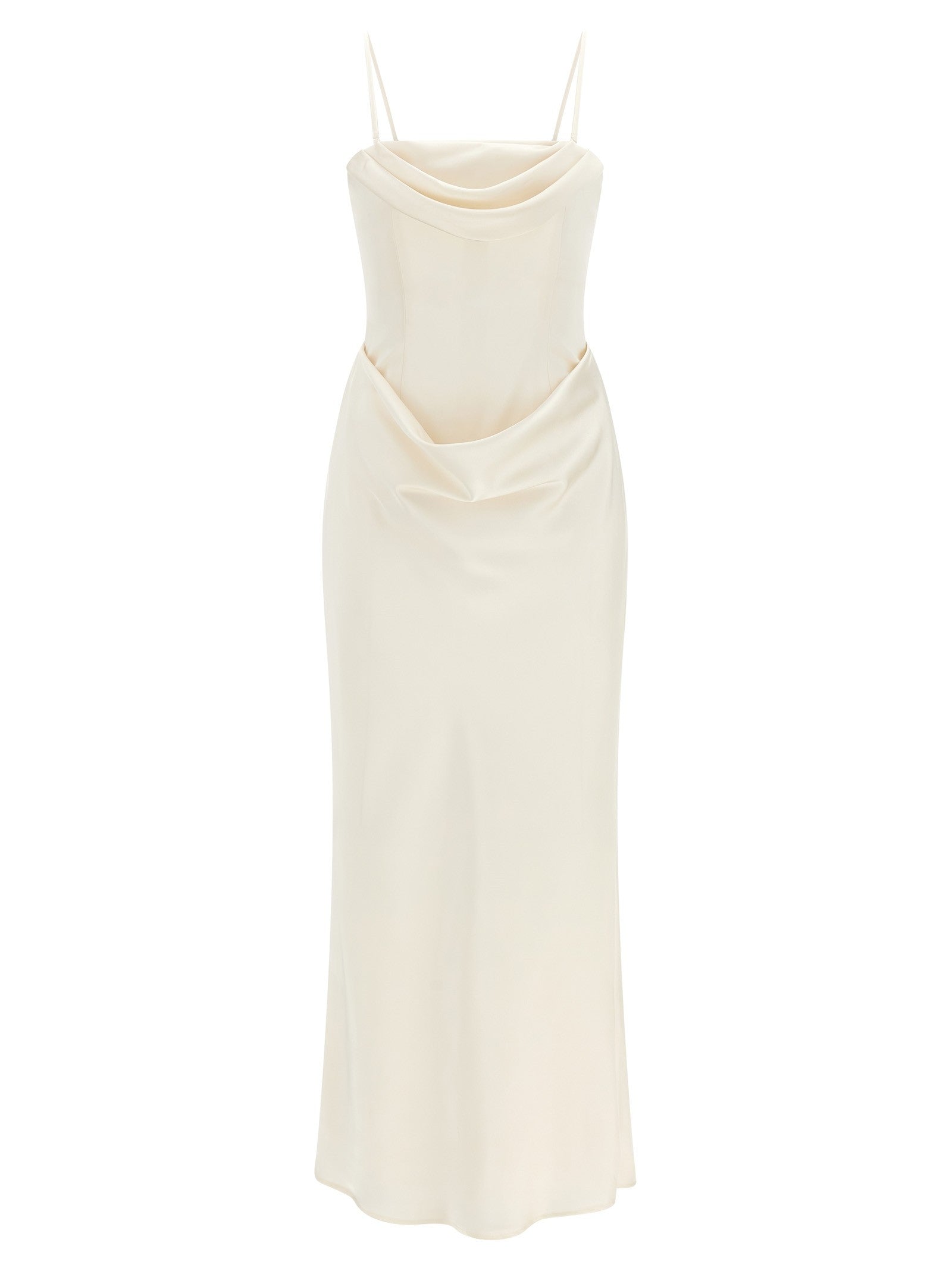 ROTATE Birger Christensen Corsage Long Dress White