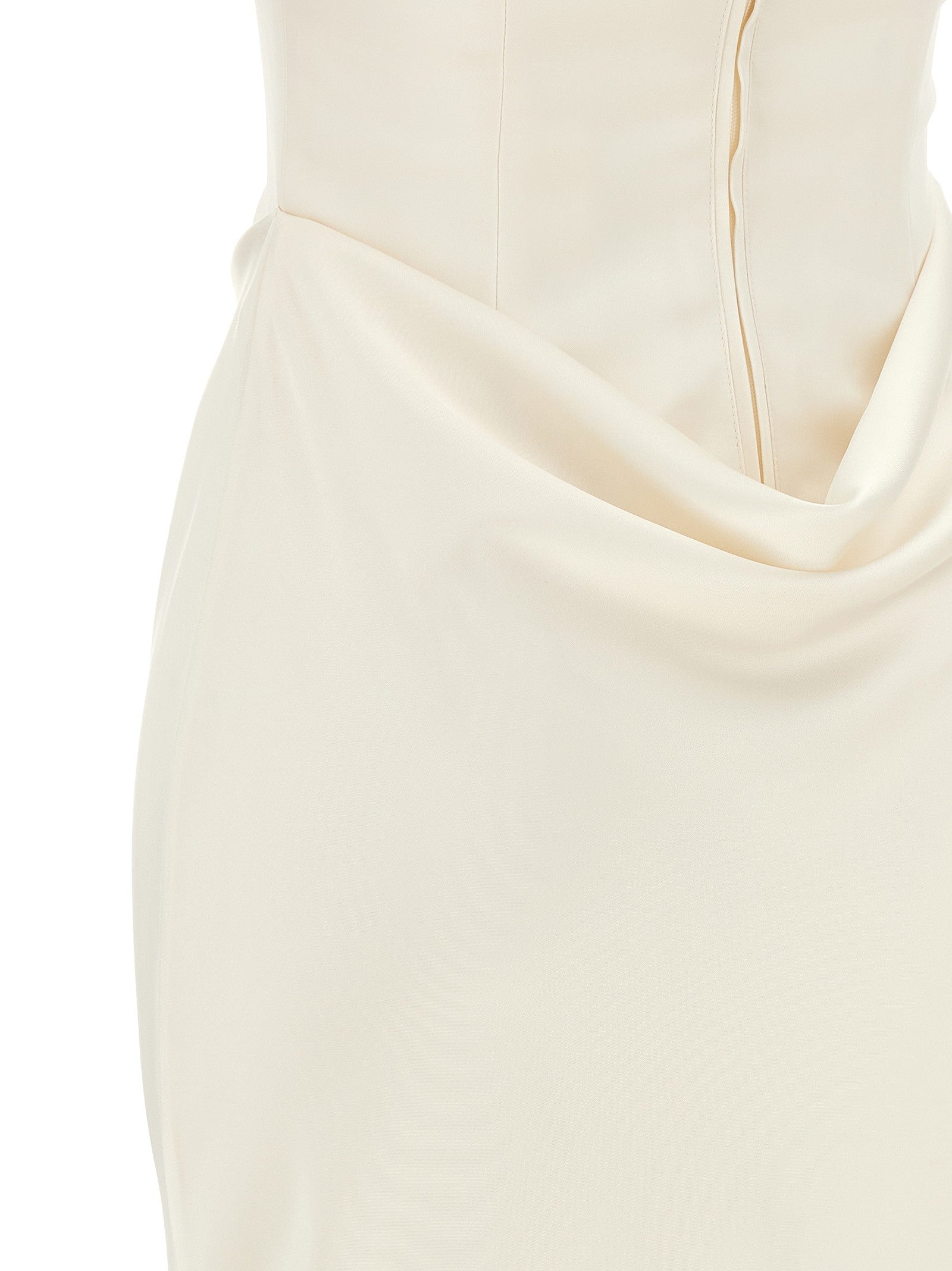 ROTATE Birger Christensen Corsage Long Dress White