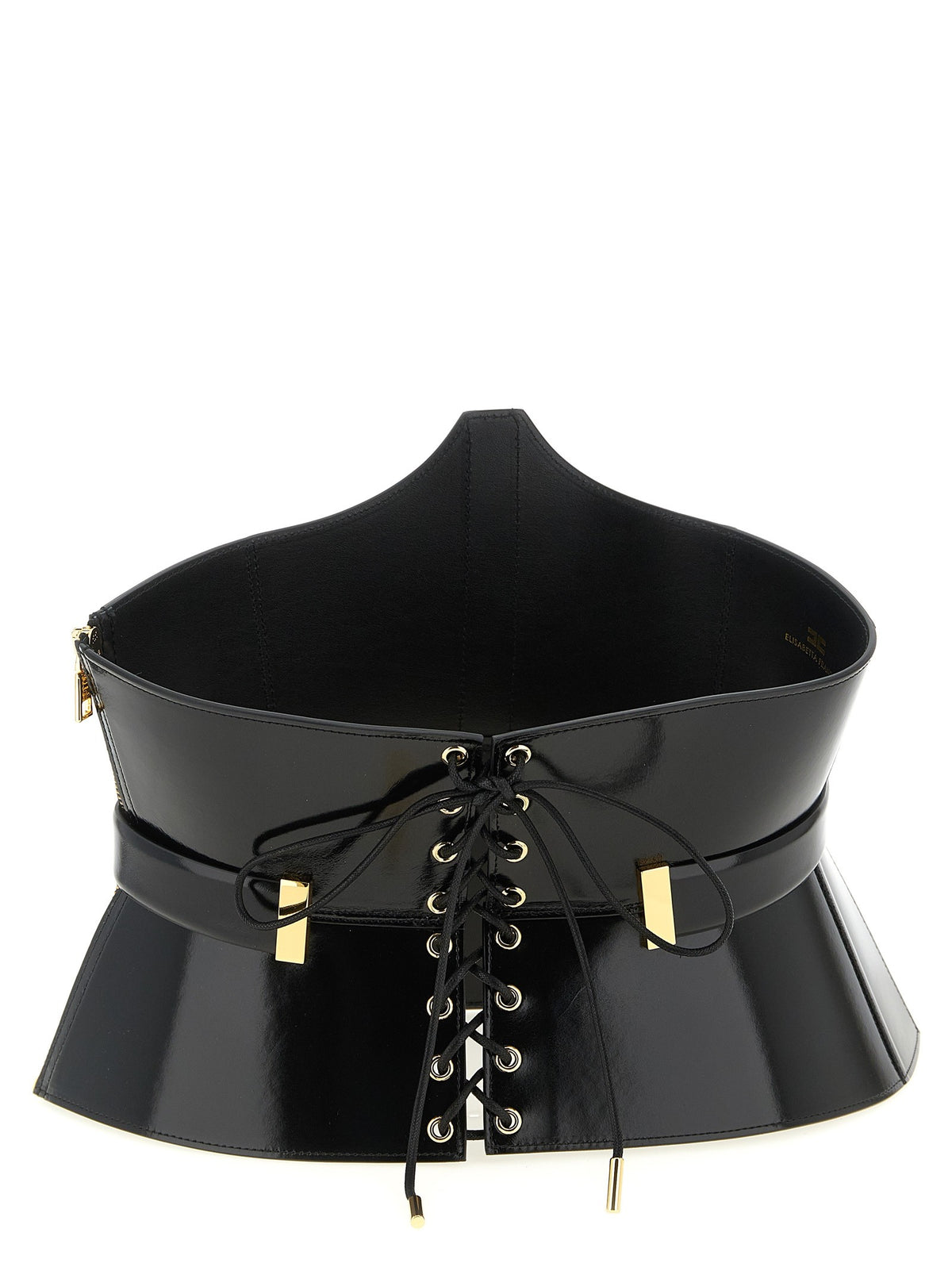 Elisabetta Franchi Corset Belt Black