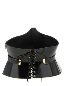 Elisabetta Franchi Corset Belt Black