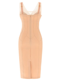 Elisabetta Franchi Corset Dress Blue