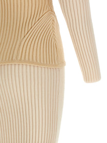 Jean Paul Gaultier Corset Dress Beige