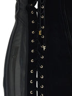 Elisabetta Franchi Corset Dress Black, view 4