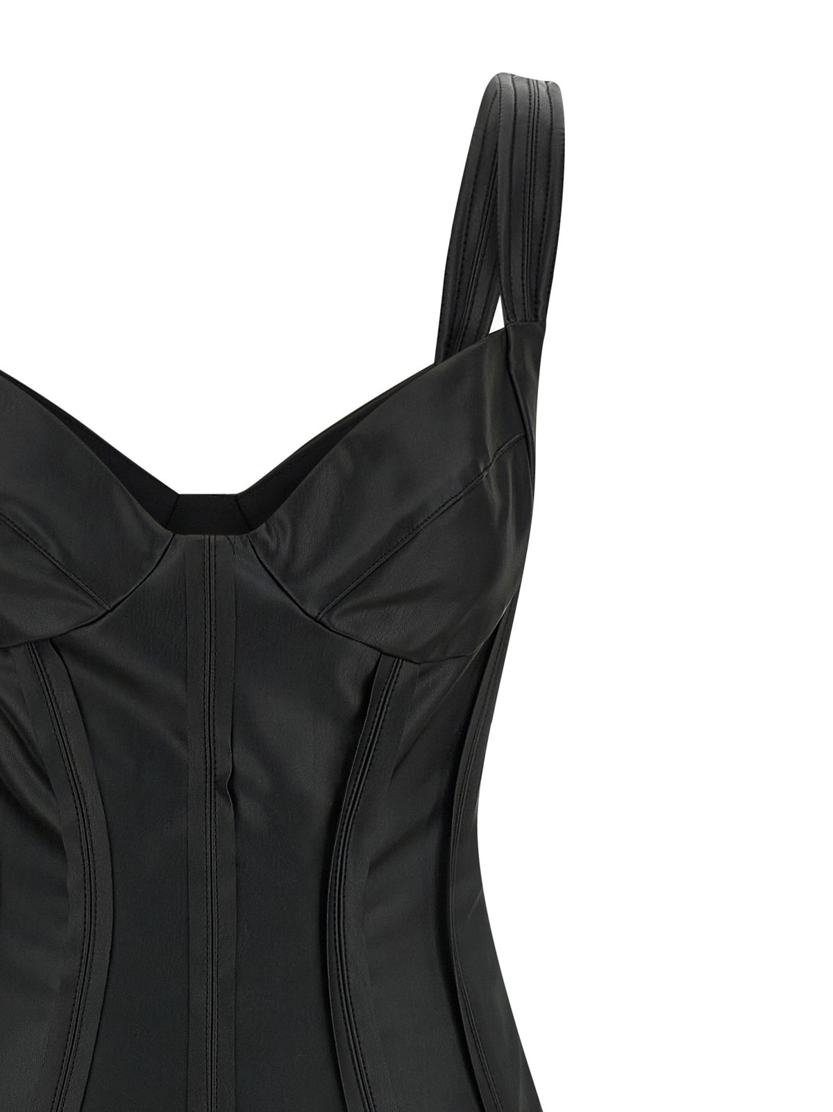 Elisabetta Franchi Corset Dress Black