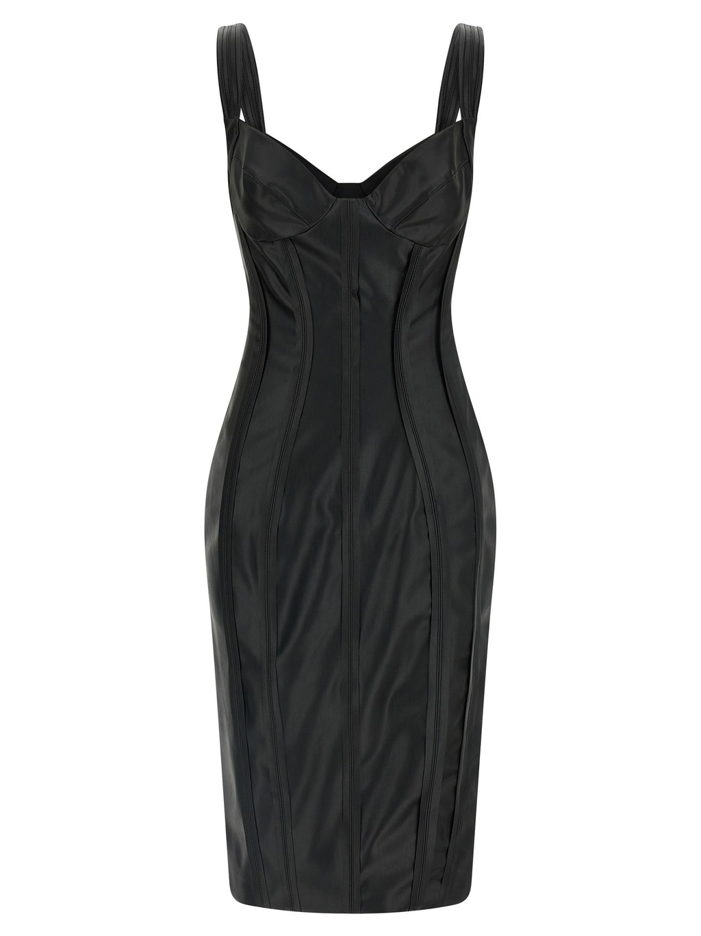 Elisabetta Franchi Corset Dress Black