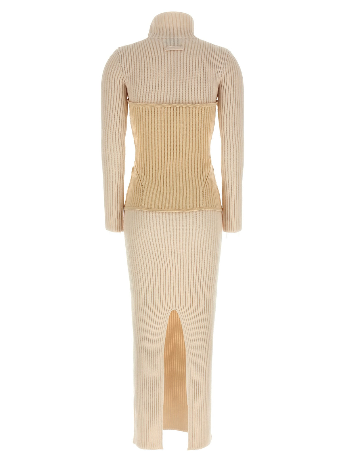 Jean Paul Gaultier Corset Dress Beige