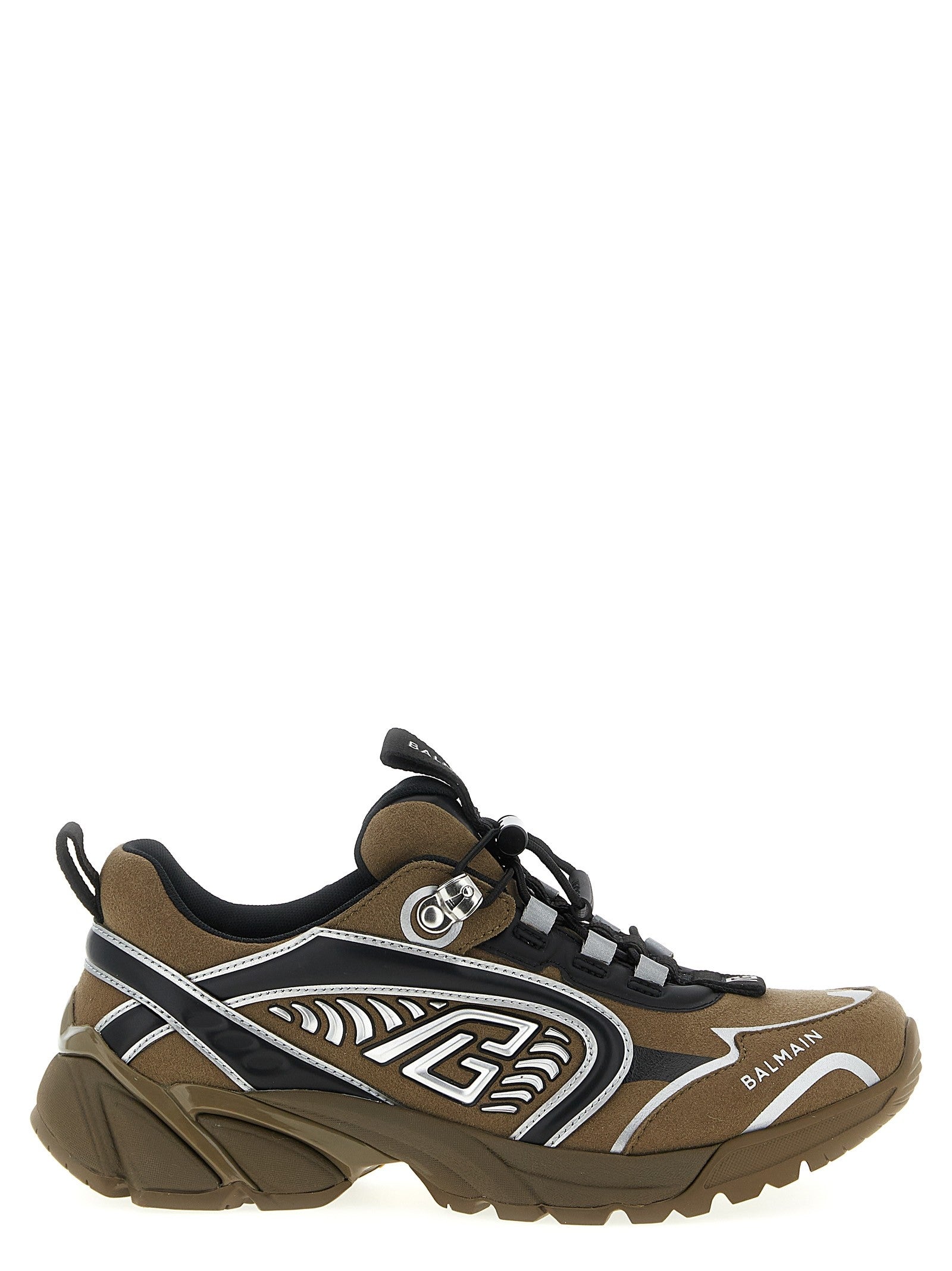 Balmain Cosmic Dust Sneakers Green