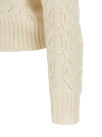 Max Mara Studio Cosmo Sweater White, view 4