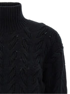 Max Mara Studio Cosmo Sweater Black, view 3