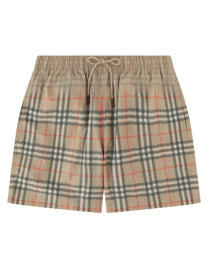 Burberry Men's Costume Con Stampa Check Beige