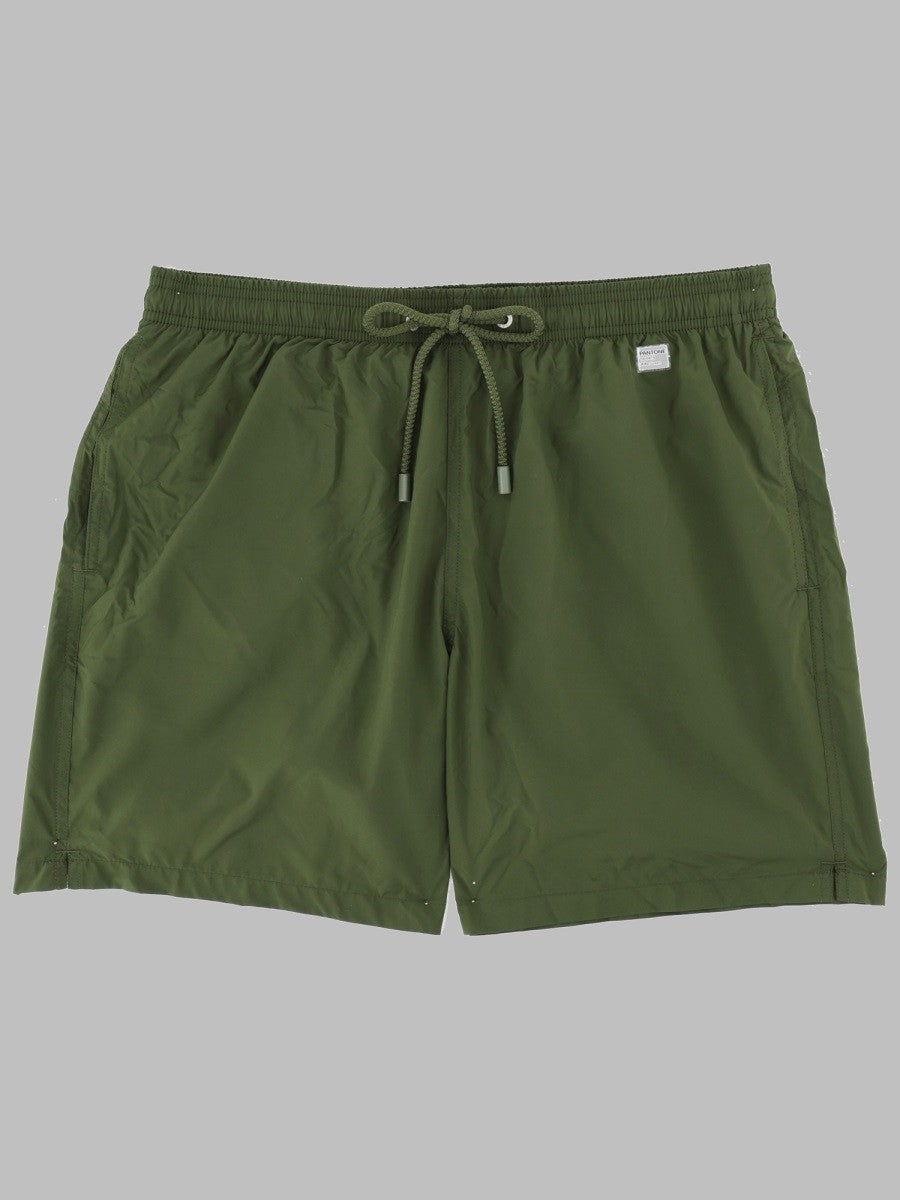 Mc2 Saint Barth Men's Costume DA Bagno Con Coulisse Green