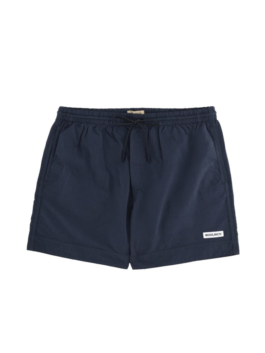 Woolrich Men's Costume DA Bagno Con Blue