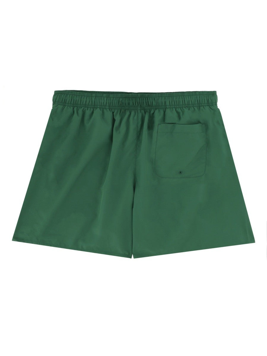 Lacoste Men's Costume DA Bagno Con Green