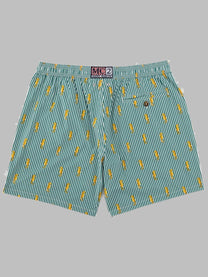 Mc2 Saint Barth Men's Costume DA Bagno Con Stampa Multicolor