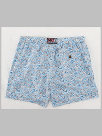 Mc2 Saint Barth Men's Costume DA Bagno Con Stampa Multicolor