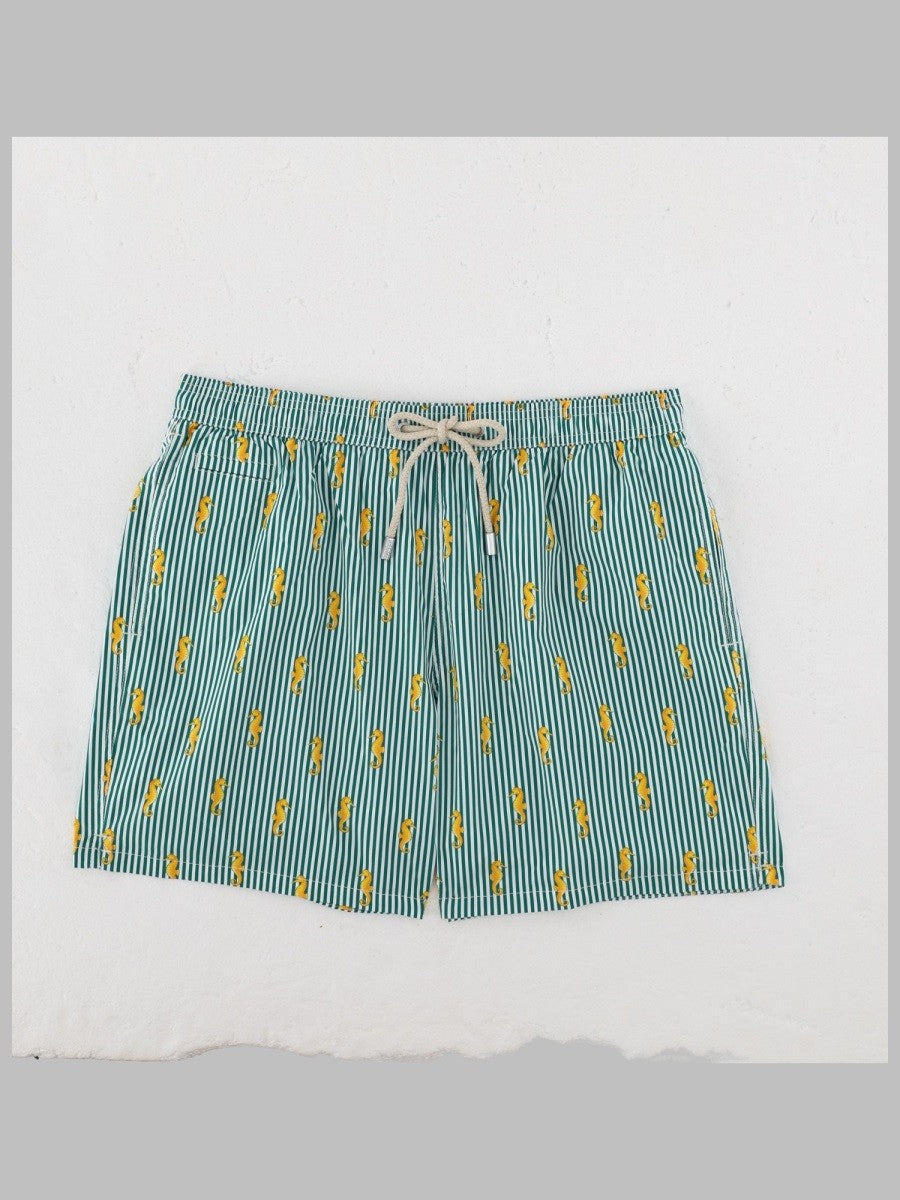 Mc2 Saint Barth Men's Costume DA Bagno Con Stampa Multicolor