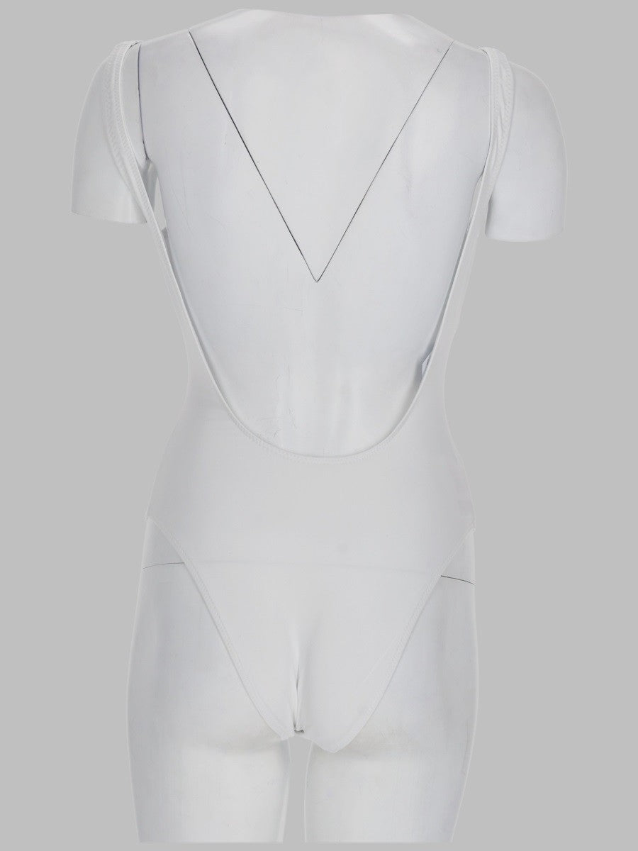 Moschino Women's Costume DA Bagno Intero Teddy White