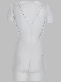 Moschino Women's Costume DA Bagno Intero Teddy White