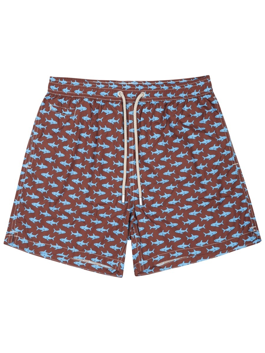 Mc2 Saint Barth Men's Costume DA Bagno Lighting Brown