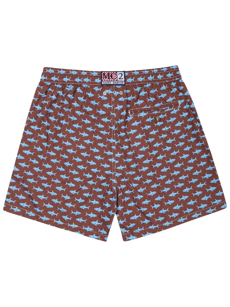 Mc2 Saint Barth Men's Swimsuit Lighting Brown, view 2