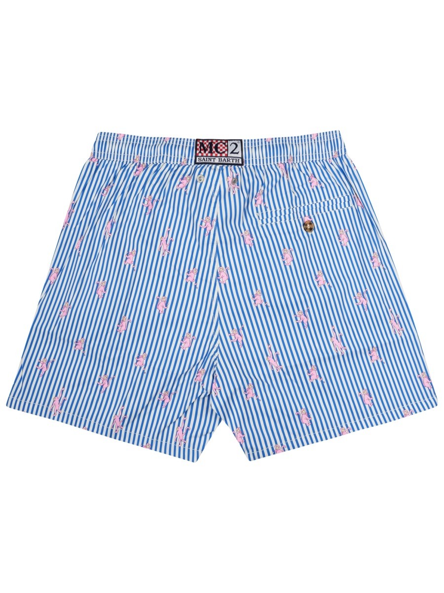 Mc2 Saint Barth Men's Costume DA Bagno Lighting Blue