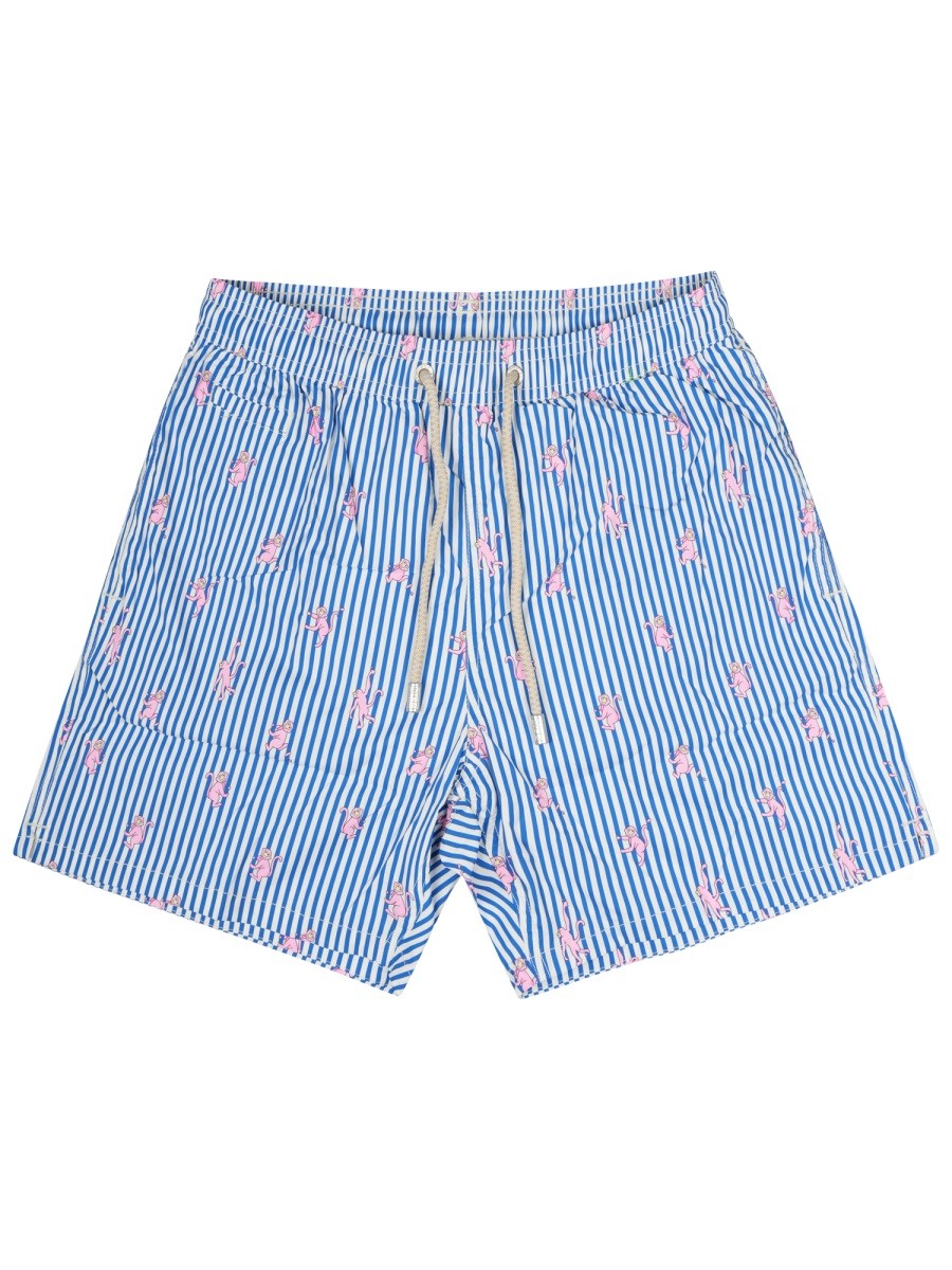 Mc2 Saint Barth Men's Costume DA Bagno Lighting Blue