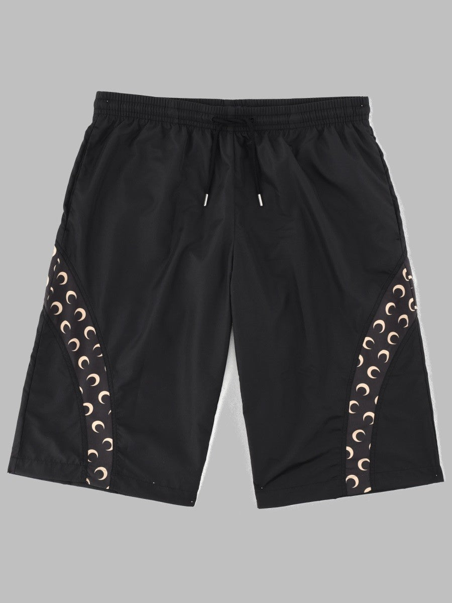 Marine Serre Men's Costume DA Bagno Moon Black