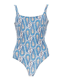 ETRO Women's Costume Intero Con Motivo Paisley Floreale Blue