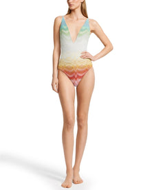 Missoni Women's Costume Intero in Viscosa Lamé Multicolor