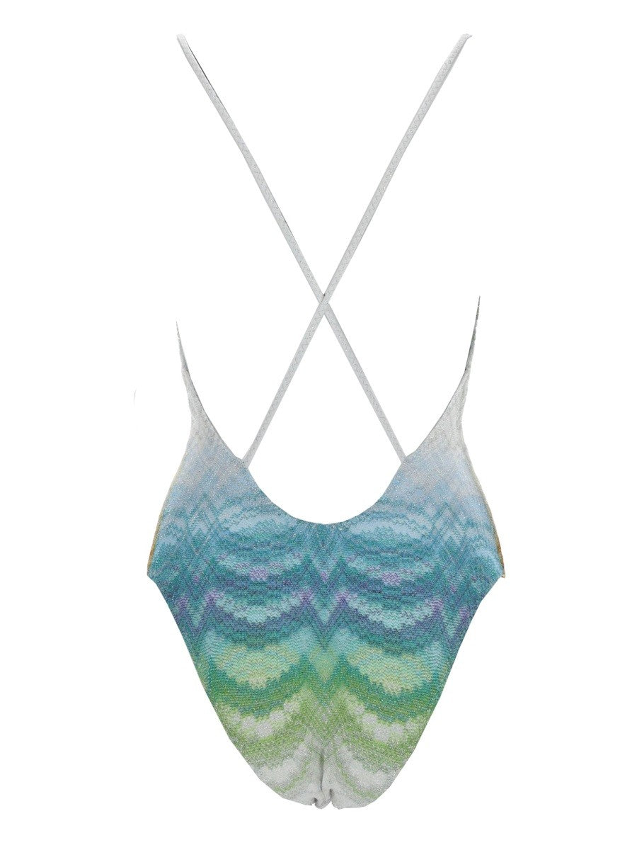 Missoni Women's Costume Intero in Viscosa Lamé Multicolor