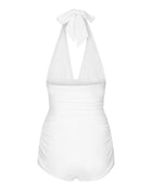 Dolce &amp; Gabbana Women's One-Piece Swimsuit Scollato White, view 3
