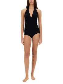 Dolce &amp; Gabbana Women's Costume Intero Scollato Black