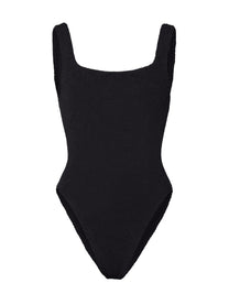Hunza G Women's Costume Intero Square Neck Swim Black