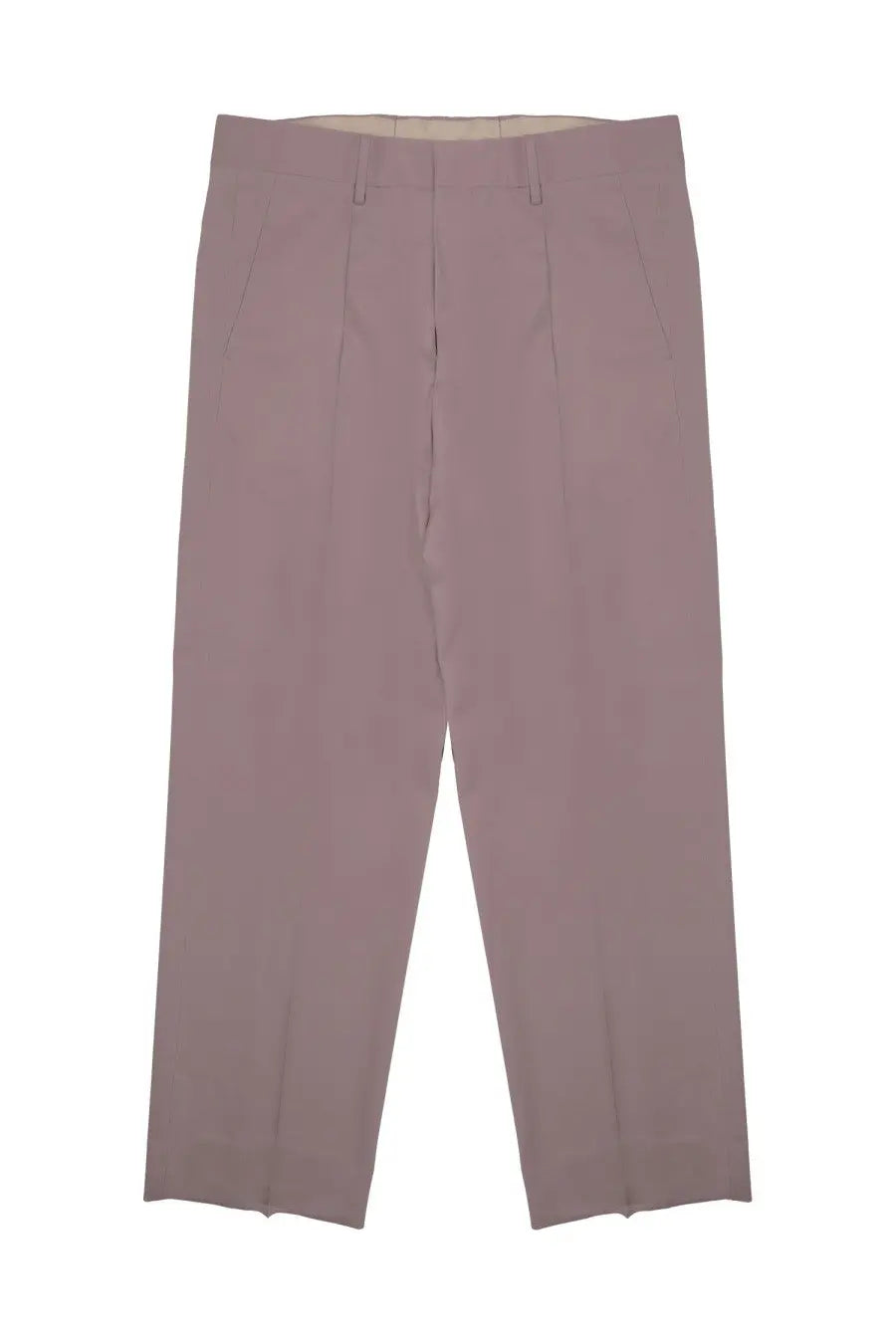A pair of costumein men’s pantalone vincent tailored straight-leg lana trousers in muted purple with front pleats