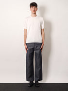 Fendi Men's Cotton and Cashmere Sweater White, view 3